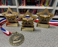 Photo trophies medal