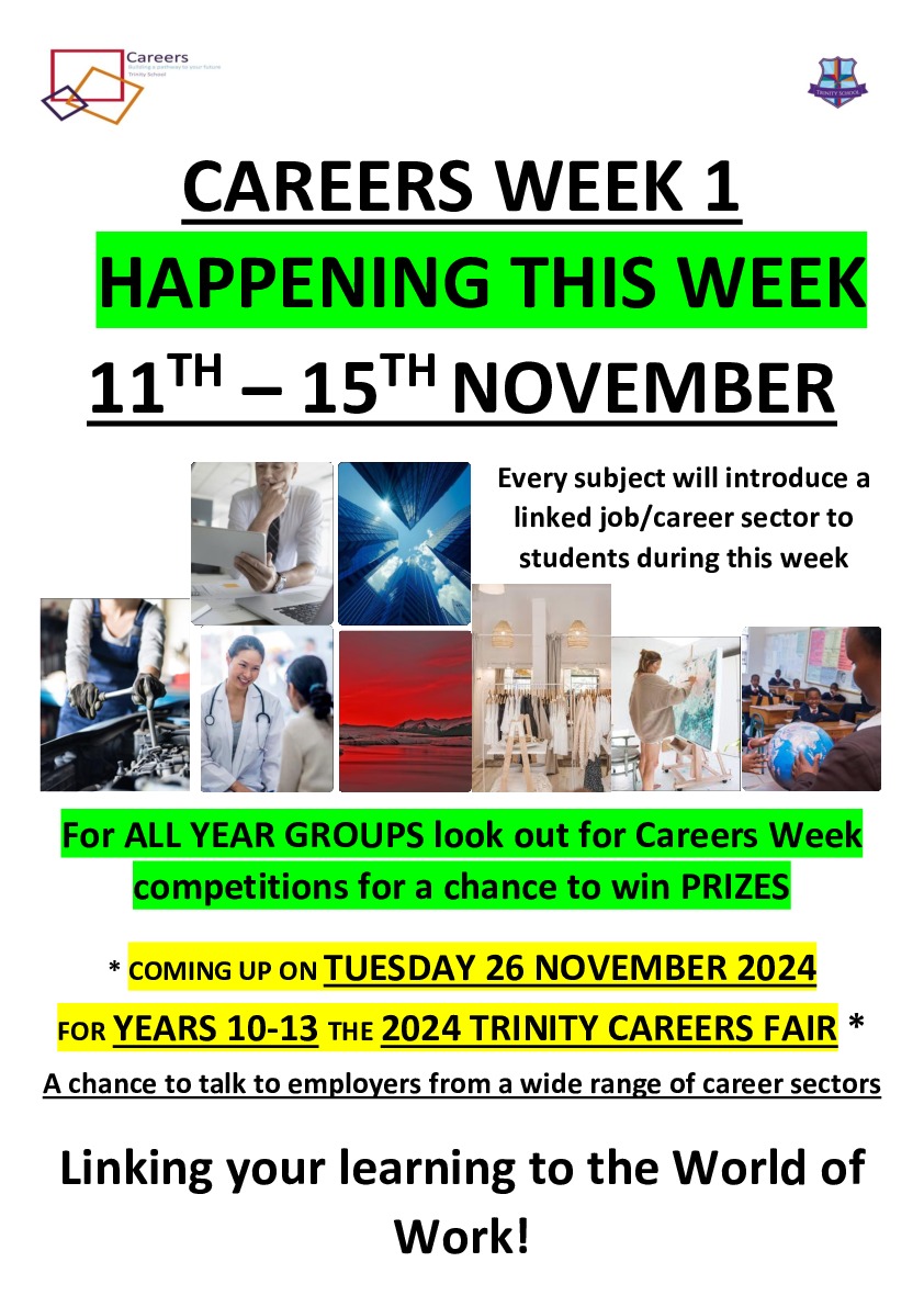 Careers Week WEBSITE poster this week Nov24